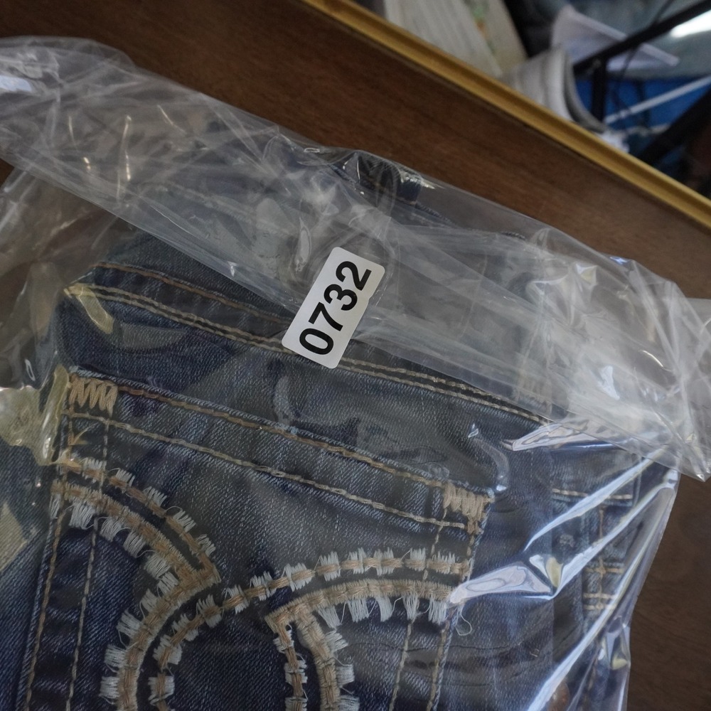 Y2K Big Star Sweet Skinny Jeans 28L Medium Wash Embroidered Low Rise Western Vtg - Picture 12 of 12